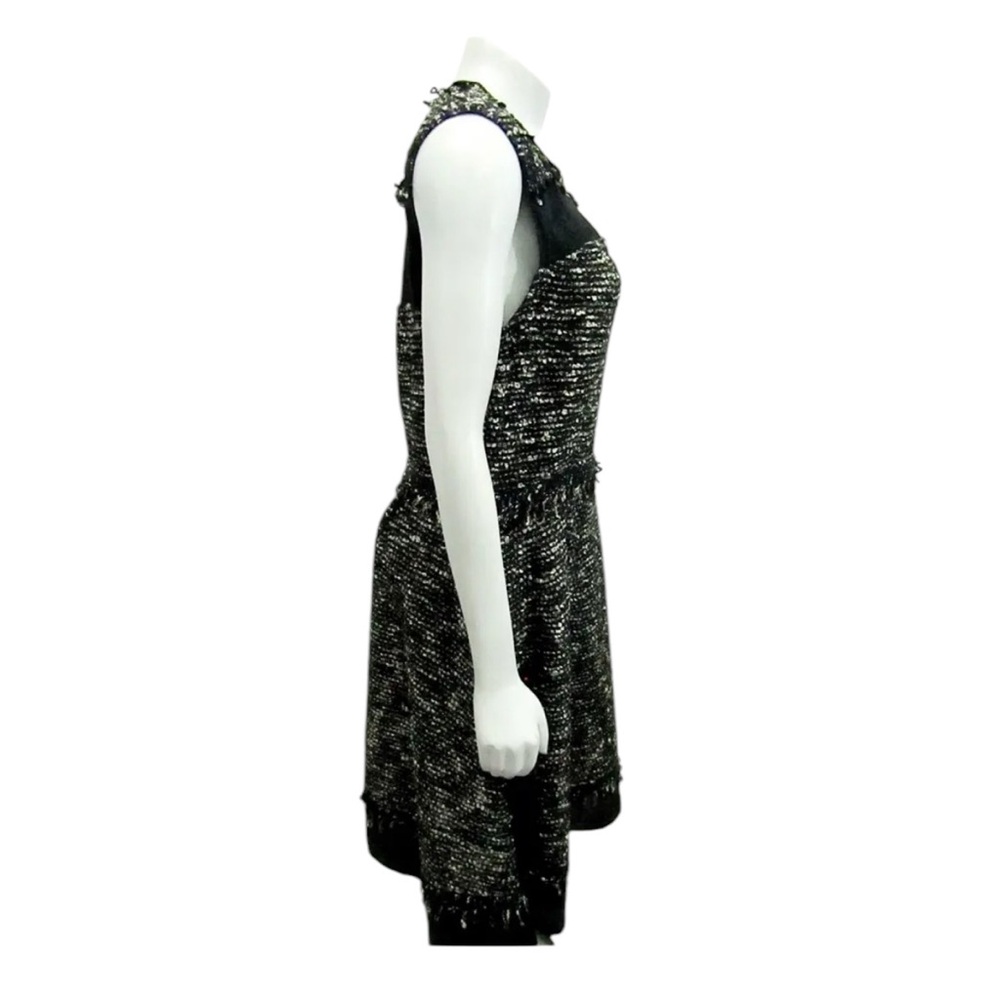 St. John Couture Black & Gold Dress Sz 2 - Picture 6 of 12